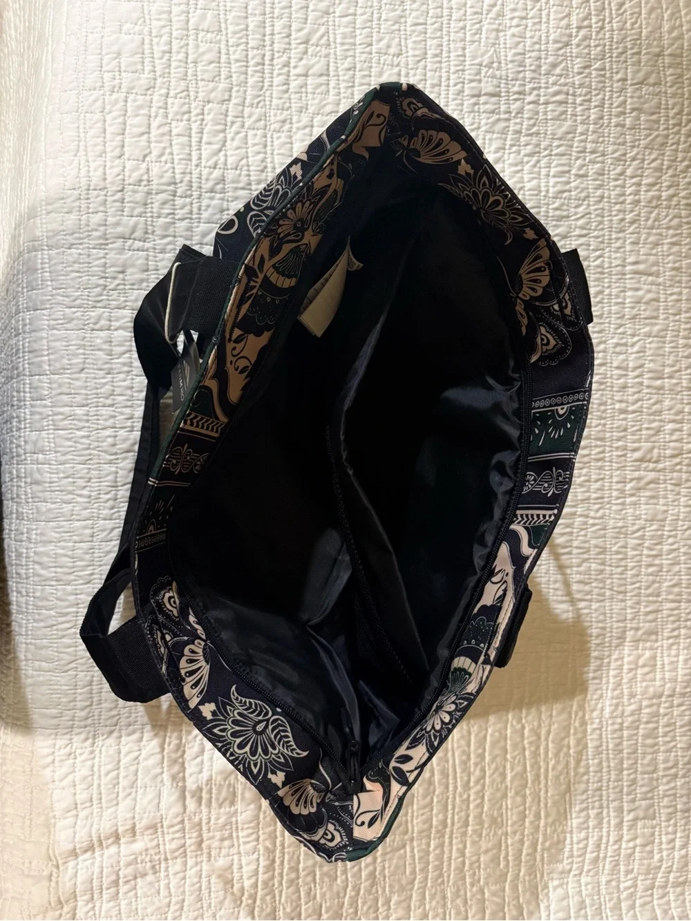 Adidas Farm Rio Green & Black Patterned Tote Bag
